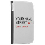 Your Name Street  Kindle Cases