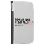 Donna M Jones Clover Road  Kindle Cases