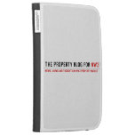 the property blog for  Kindle Cases