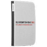 Old Brompton Road  Kindle Cases