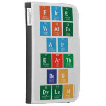 fire
 water
 air
 earth
 ben
 dylan  Kindle Cases