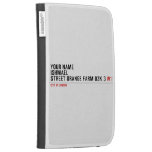 Your Name ishmael Street orange farm dzk 3  Kindle Cases
