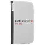 karibu breakfast  Kindle Cases