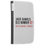 Jack Daniels Old Number  Kindle Cases