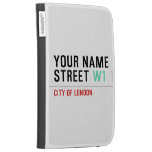 Your Name Street  Kindle Cases