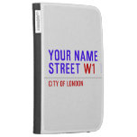 Your Name Street  Kindle Cases