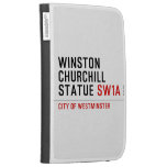 WINSTON CHURCHILL STATUE  Kindle Cases