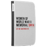 women of world war II memorial  Kindle Cases