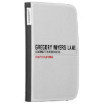 Gregory Myers Lane  Kindle Cases