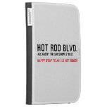 Hot Rod Blvd.  Kindle Cases
