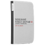 Your Name Street anuvab  Kindle Cases