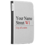 Your Name Street  Kindle Cases