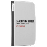 SANDERSON STREET  Kindle Cases