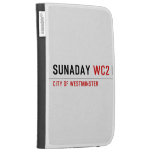 sunaday  Kindle Cases