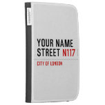 Your Name Street  Kindle Cases