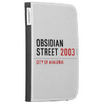 Obsidian Street  Kindle Cases