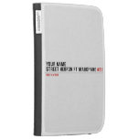 Your Name Street HEBRON ft MABOPANE  Kindle Cases