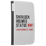 sherlock holmes statue  Kindle Cases