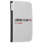 London vegan  Kindle Cases