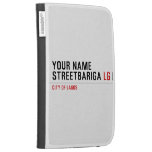 Your Name StreetBariga  Kindle Cases