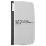 Your Name moeletji Street poshka(lamivano)  Kindle Cases