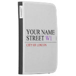 Your Name Street  Kindle Cases