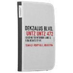 DekZalus Blvd.   Kindle Cases