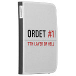 ORDET  Kindle Cases