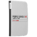 PEOPLE LOVES E  Kindle Cases