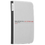 FOLLOW ME ON I.G  Kindle Cases