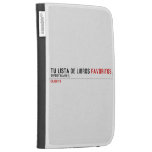 tu LISTA DE libros  Kindle Cases