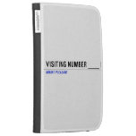 Visiting Number ____  Kindle Cases