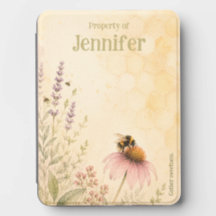 Kindle Cover • Bee and Wildflower Personalized