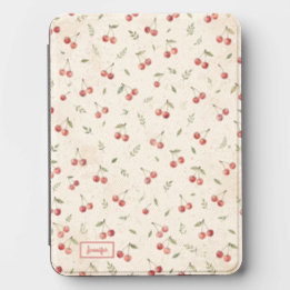 Kindle Cover • Cherry Pattern Vintage Personalized