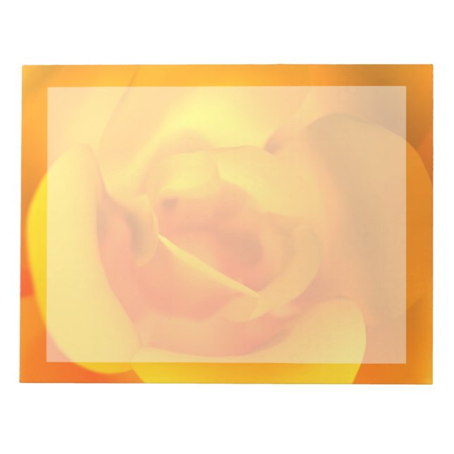 Kindled Rose Notepad (Front)