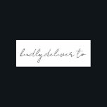 Kindly Deliver To Wedding Envelope  Self-inking Stamp<br><div class="desc">Kindly Deliver To Wedding Envelope self-inking stamp</div>