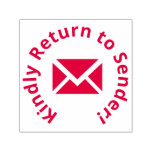 [ Thumbnail: "Kindly Return to Sender!" & Envelope Icon Self-Inking Stamp ]
