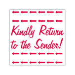 [ Thumbnail: "Kindly Return to The Sender!" Rubber Stamp ]