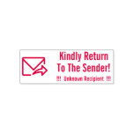 [ Thumbnail: "Kindly Return to The Sender!" "Unknown Recipient" Self-Inking Stamp ]