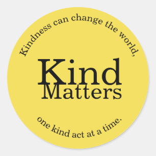 KindMatters Classic Round Sticker
