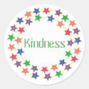Kindness, Affirmation stickers with colorful stars