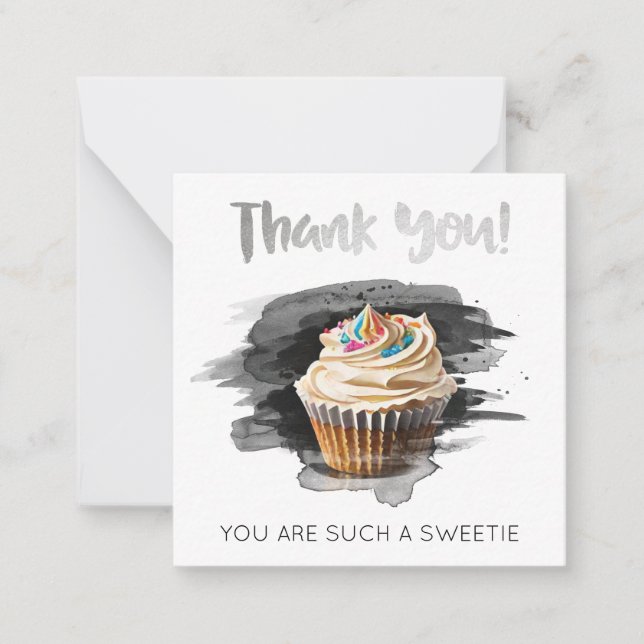 *~  Kindness AP62 THANK YOU Mini Note Card (Front)