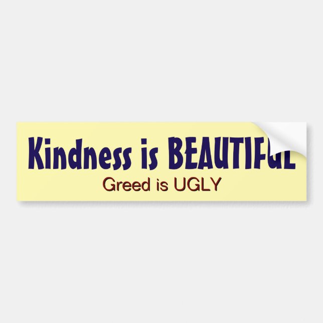 Kindness Bumper Sticker (Front)