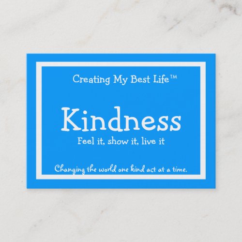 Kindness Card _ Blue