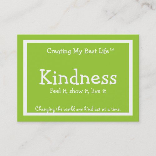 Kindness Card _ Green