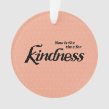 Kindness colorful Christmas ornament