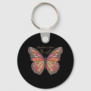 Kindness Colors Our World Inspirational Quote Stic Keychain