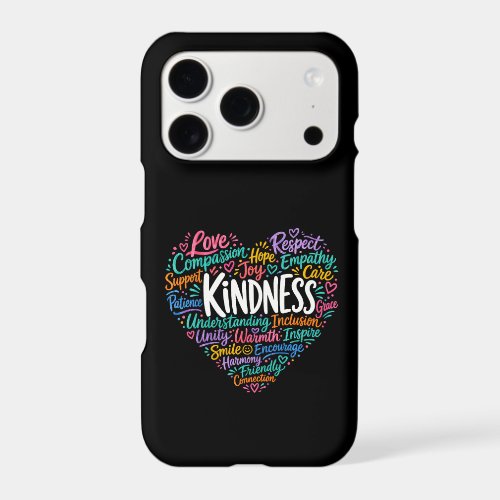 Kindness compassion empathy and respect iPhone 17 pro case