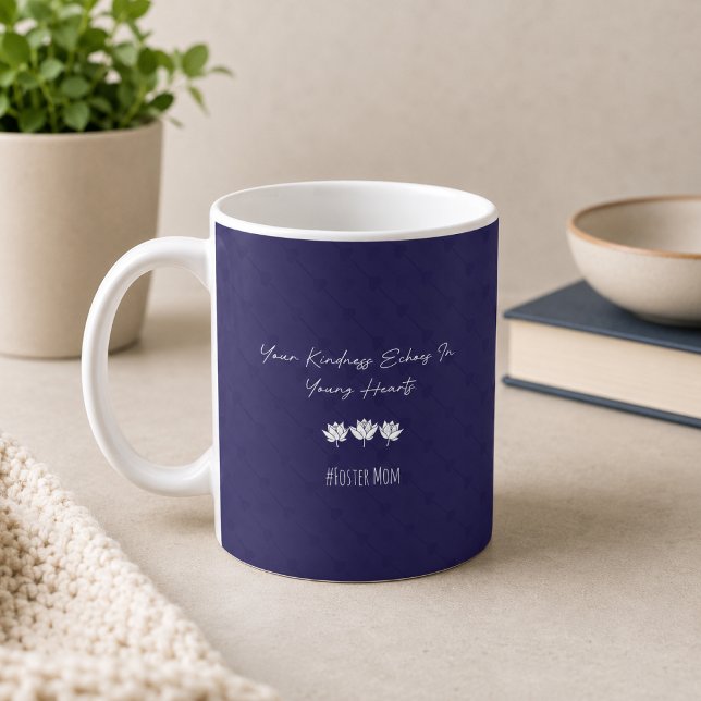 Kindness Echoes Young Hearts - Foster Parent Love Coffee Mug (Creator Uploaded)