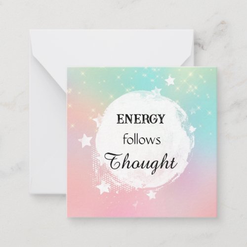   Kindness ENERGY THOUGHT   AP62  Note Card